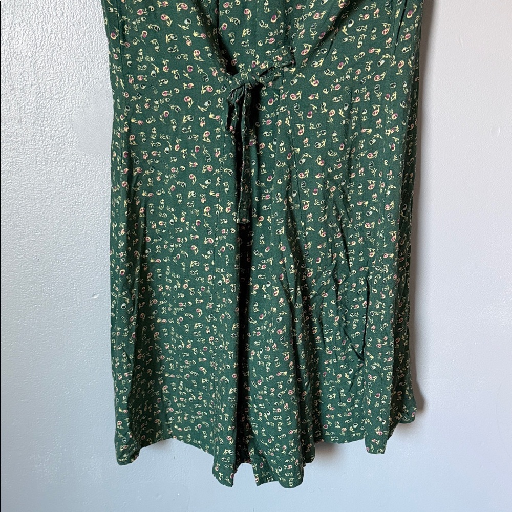 Honors Women’s Cottagecore Floral Ditsy Buttondown Midi Romper Small - Picture 6 of 9